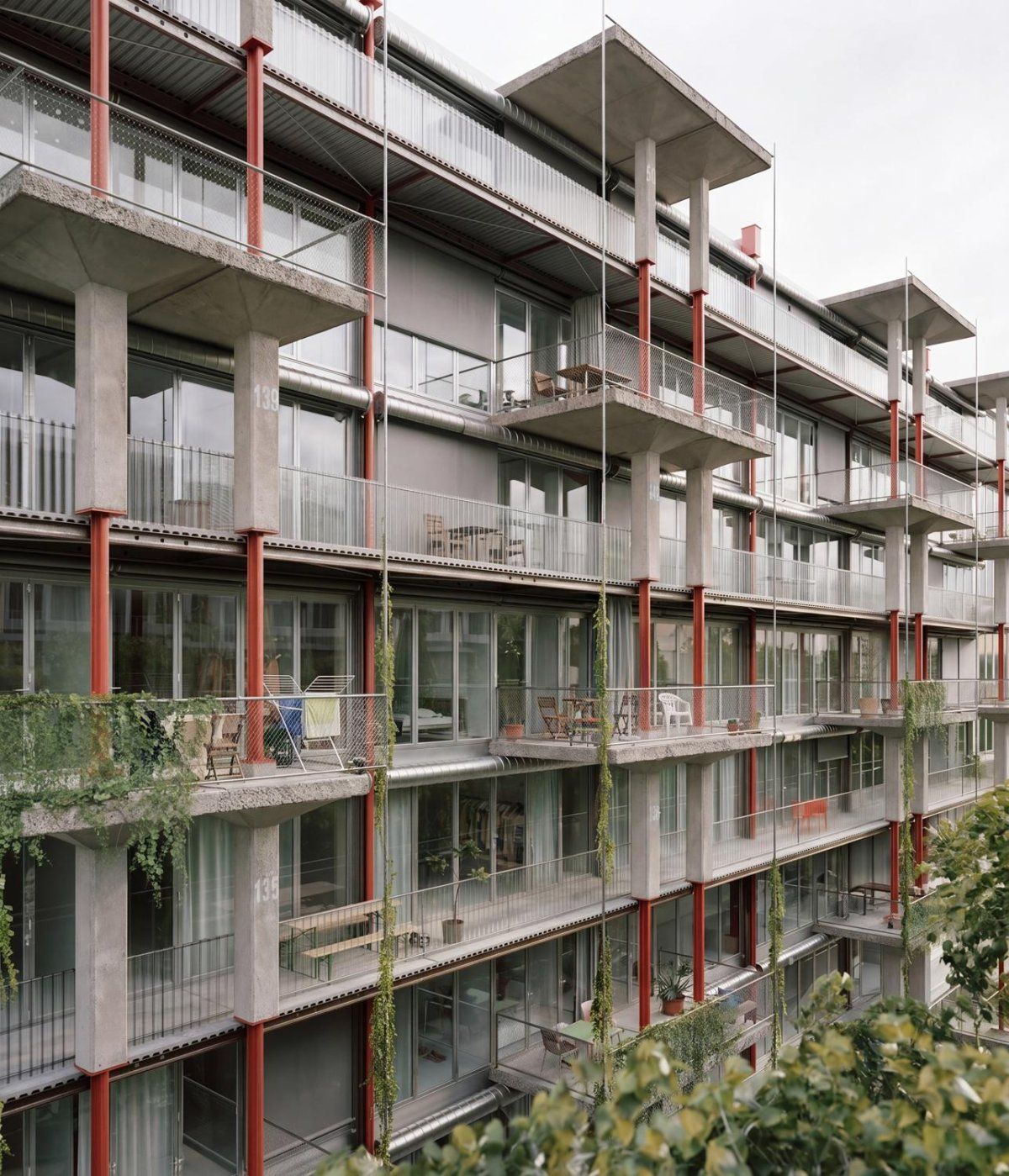 Visualisierung Der blaue Wolf - SBB Areal Wolf, Basel Wettbewerbsgewinn Der blaue Wolf, SBB Areal Wolf in Basel, ReUse im Wohnungsbau