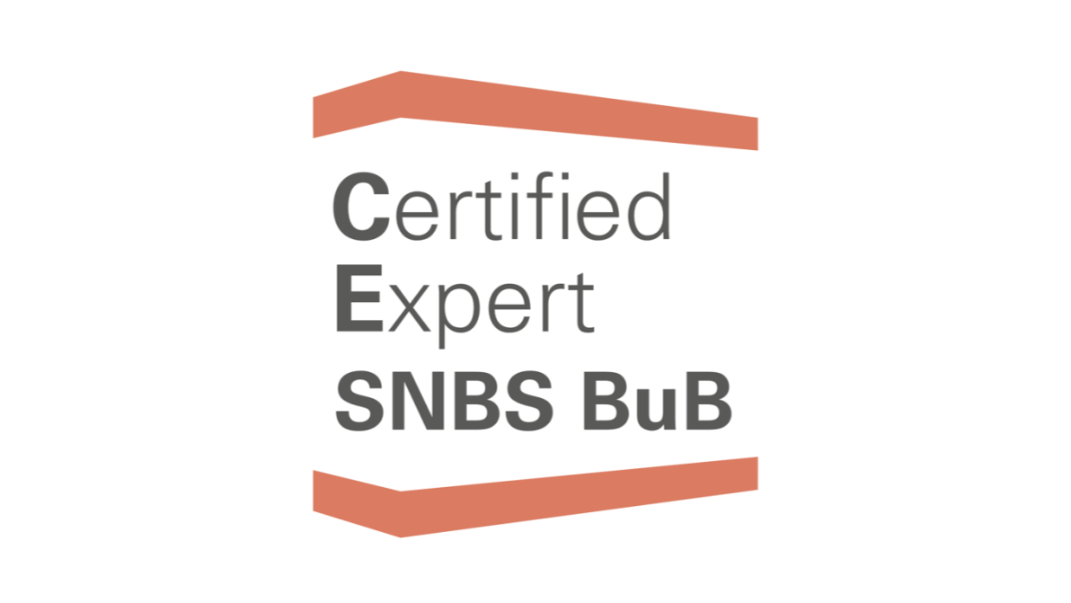 CE Certified Expert SNBS BuN - NABUCO AG Expertenlogo SNBS BuB